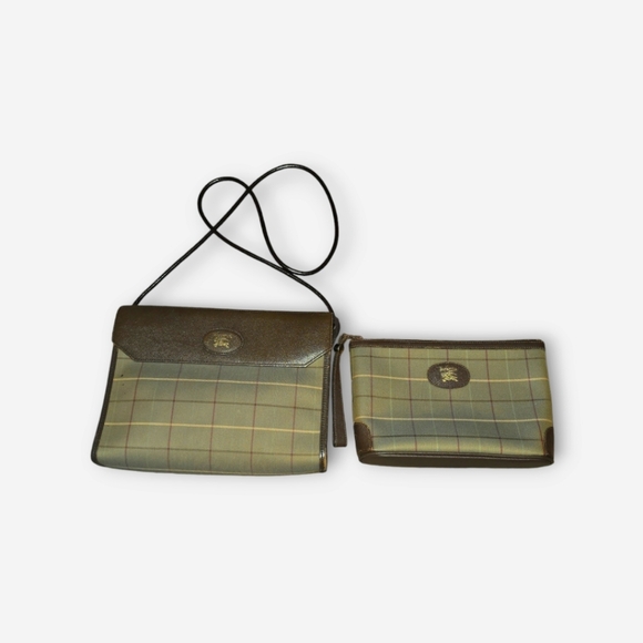 Burberry Handbags - Vintage Burberry's Crossbody and Clutch Duo